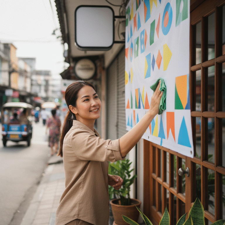 ยืดอายุป้ายไวนิล-สติ๊กเกอร์ เทคนิคง่ายๆ ที่ร้านค้าต้องรู้