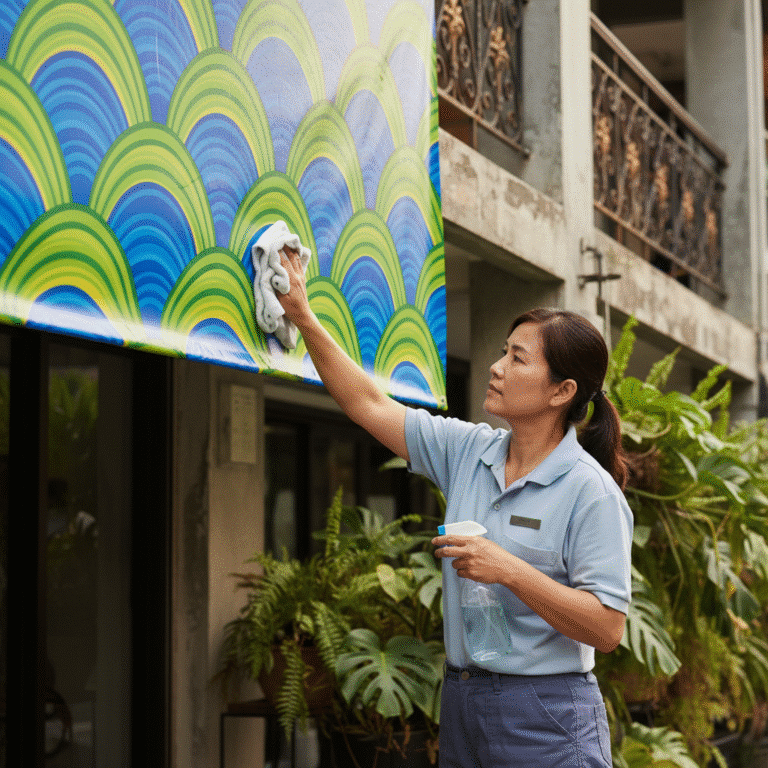 ยืดอายุ ‘ป้ายไวนิล’ เคล็ดลับดูแลให้สีสด ทนแดดทนฝน