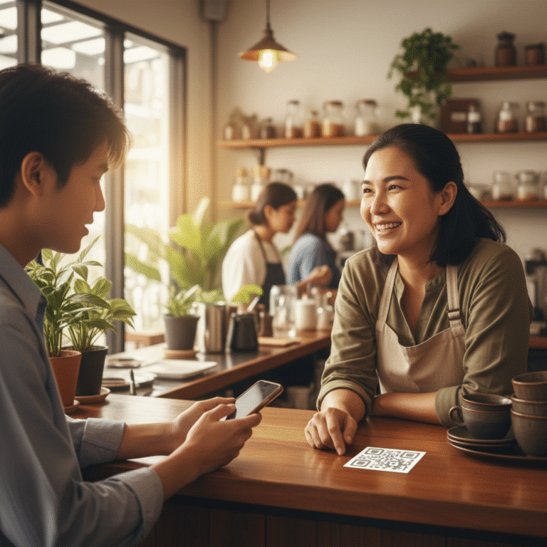 งบน้อยก็ปังได้! ใช้สติ๊กเกอร์ QR Code เพิ่มเพื่อน LINE OA