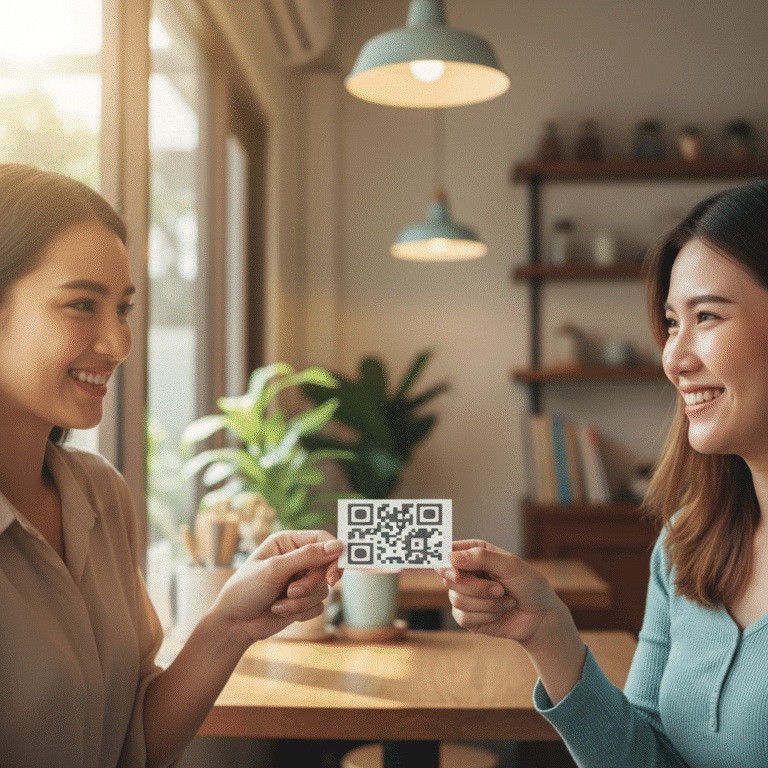 QR Code บนเมนู-นามบัตร: เพิ่มยอดขาย SME แบบง่ายๆ