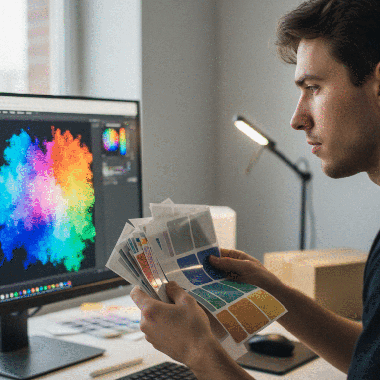 สีเพี้ยนแก้ได้! รู้จัก CMYK vs RGB ก่อนสั่งพิมพ์สติ๊กเกอร์