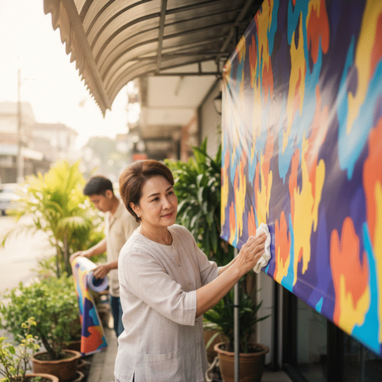 5 เคล็ดลับยืดอายุป้ายไวนิล ทนแดดทนฝน สีไม่ซีดจาง