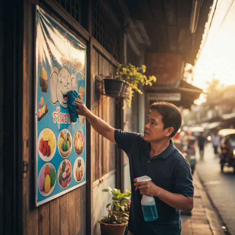 ยืดอายุป้ายไวนิลหน้าร้าน เทคนิคง่ายๆ ที่เจ้าของร้านต้องรู้