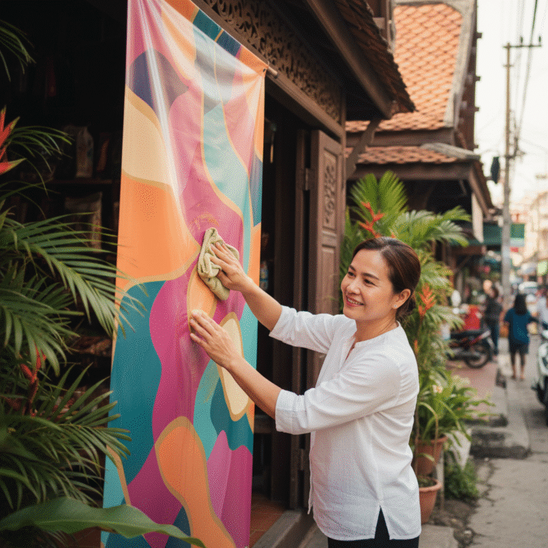 5 วิธีดูแลป้ายไวนิลให้สีสด ทนแดดทนฝนเมืองไทย
