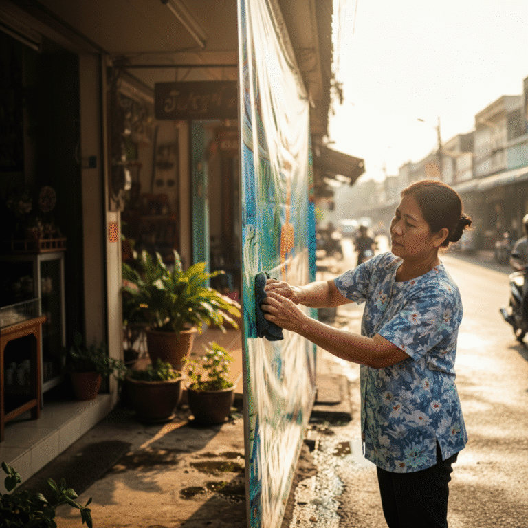 ยืดอายุ ‘ป้ายไวนิล’ รับแดด-ฝนเมืองไทย ทำยังไง?