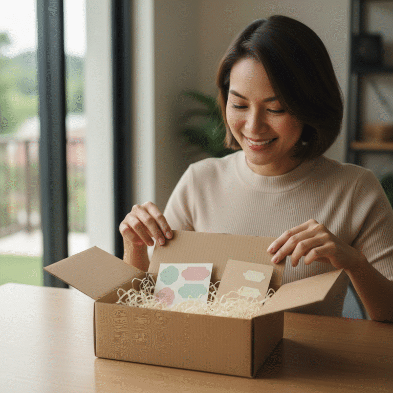 อัปเกรด Unboxing: สติ๊กเกอร์สร้างแบรนด์ให้ลูกค้าจำ