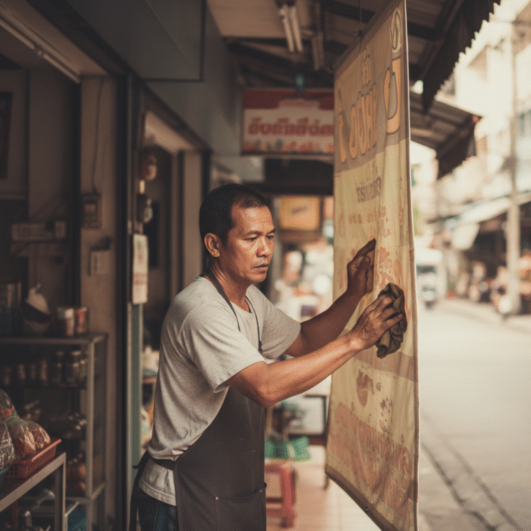 ป้ายร้านซีด? 5 วิธีดูแลป้ายไวนิลให้สีสดเหมือนใหม่