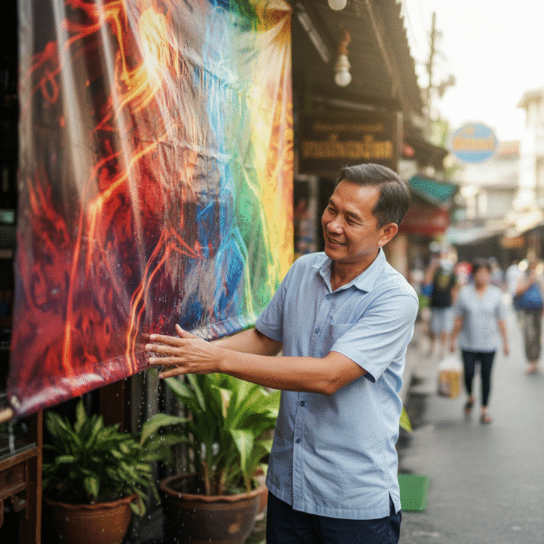 ป้ายไวนิลหน้าร้านซีด? 5 วิธีดูแลให้สีสด ทนแดดทนฝน