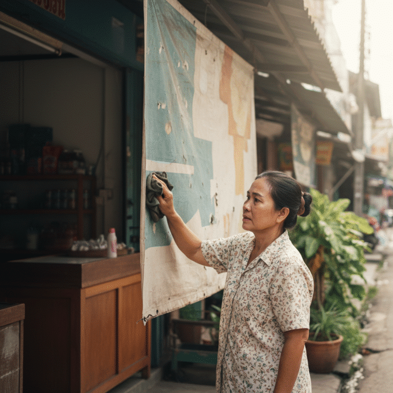 ป้ายไวนิลเก่าเร็ว? 5 วิธีดูแลป้ายโฆษณาทนแดดทนฝนเมืองไทย