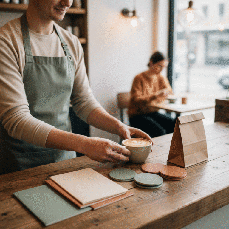 คุมโทนร้านกาแฟ: สร้างแบรนด์คาเฟ่ด้วยสื่อสิ่งพิมพ์