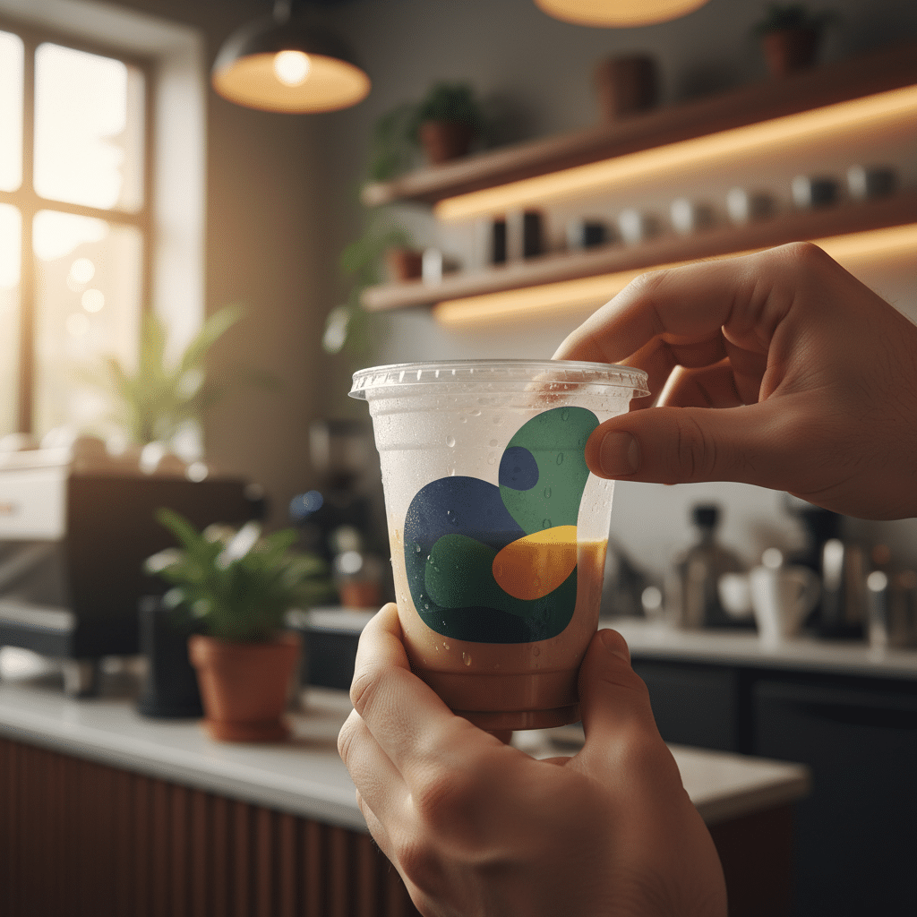 สติ๊กเกอร์ติดแก้วกาแฟ: เลือกวัสดุยังไงให้ทนเย็น ไม่ลอก - coffee-cup-sticker-material-guide