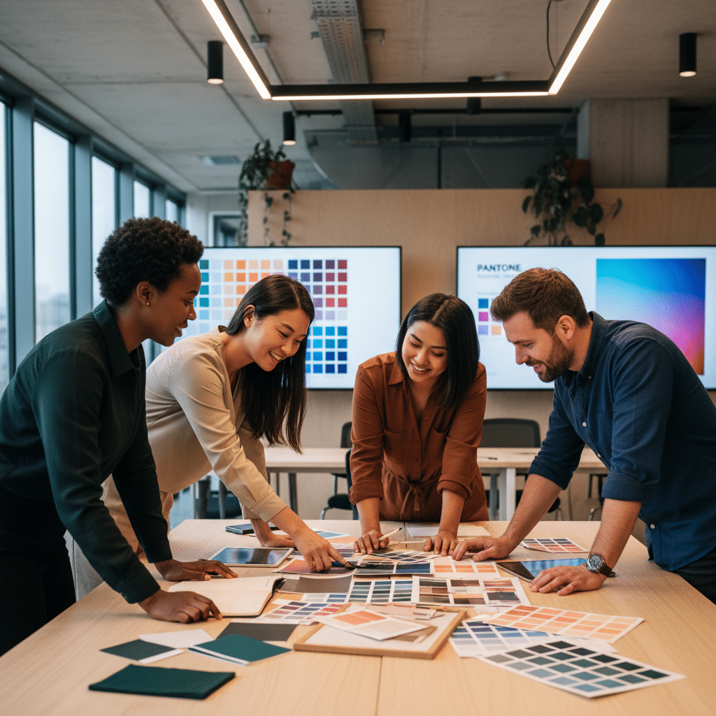 เจาะเทรนด์สี 2026! เลือกสียังไงให้แบรนด์ SME ปัง - color-trends-2026-sme-branding