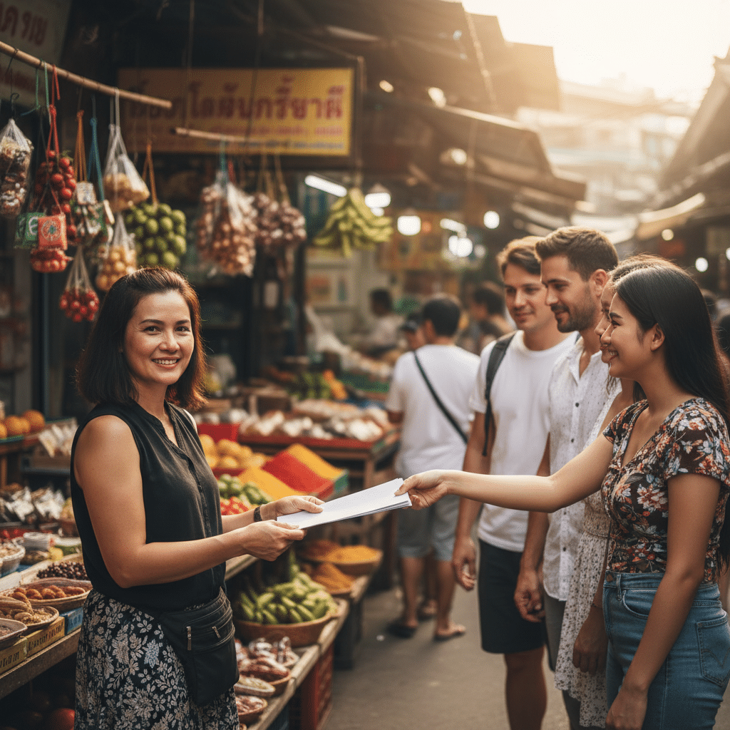 ใบปลิวยังไม่ตาย! 5 เทคนิคแจกใบปลิวให้ลูกค้าไม่ทิ้ง - flyer-marketing-tips-sme-thailand