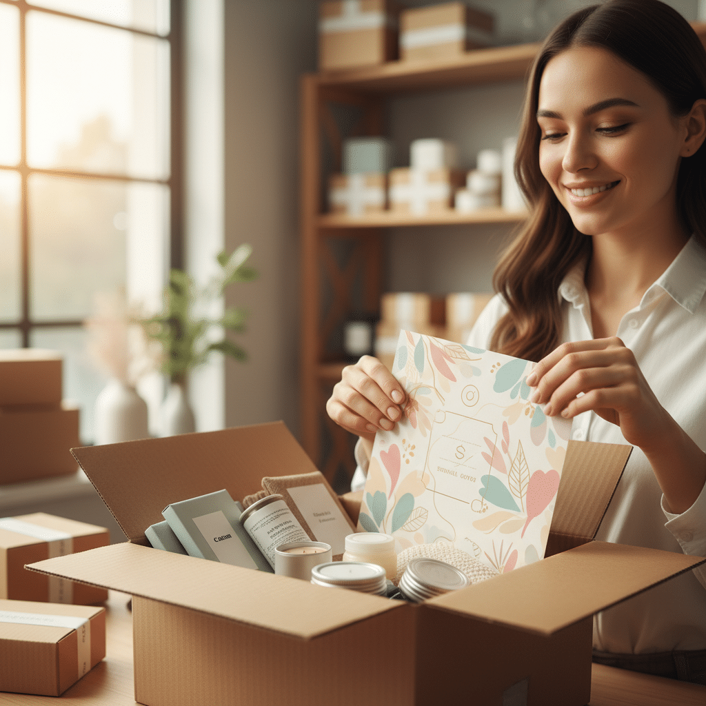 เพิ่มยอดซื้อซ้ำ! ด้วยใบแทรกในกล่องพัสดุ - packaging-insert-marketing-sme