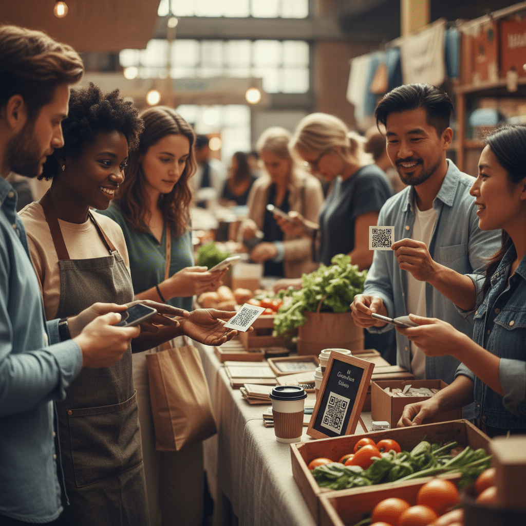 พิมพ์ QR Code บนสติ๊กเกอร์: การตลาด SME ยุคใหม่วัดผลง่าย - qr-code-print-marketing-sme