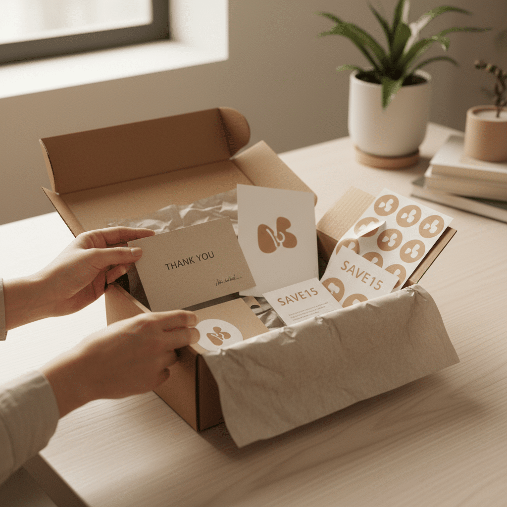 แกะกล่องสร้างแบรนด์: 5 ไอเทมพิมพ์เพิ่มยอดซื้อซ้ำ SME - unboxing-experience-print-sme-marketing