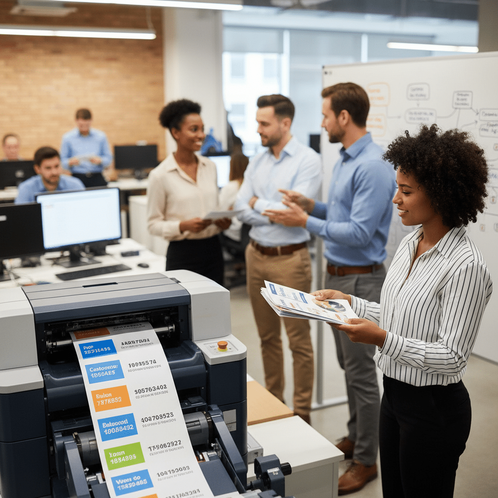 พิมพ์ 100 ใบไม่ซ้ำกัน? รู้จักเทคโนโลยี VDP สร้างแบรนด์ - variable-data-printing-sme-brand