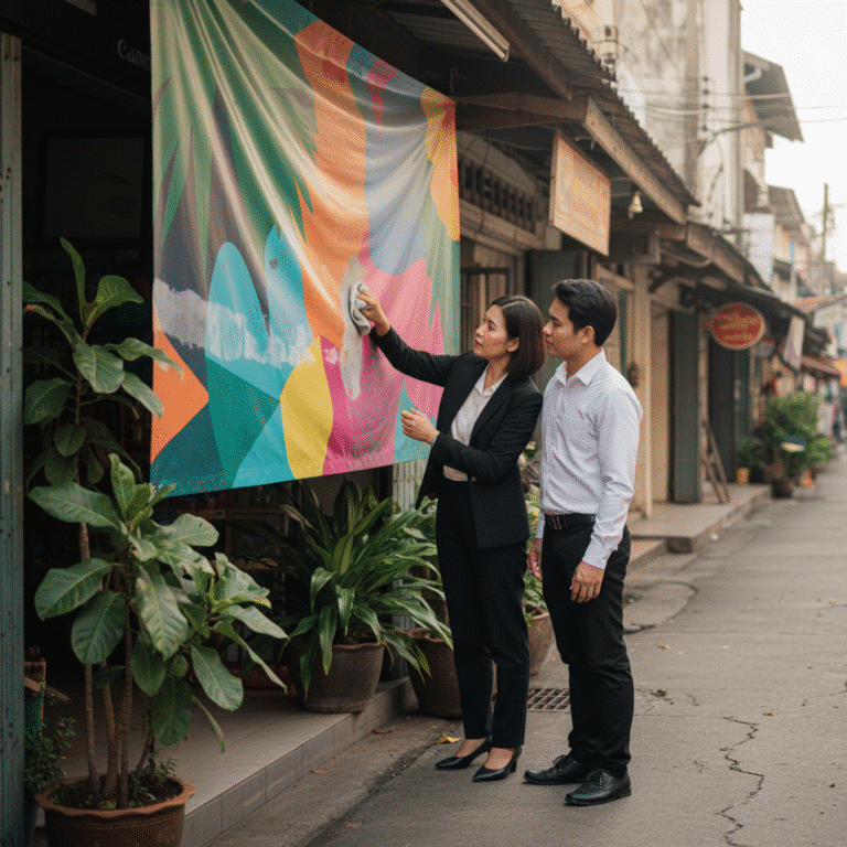 ยืดอายุ ‘ป้ายไวนิล’ ให้อยู่ทนแดดทนฝน ทำอย่างไร?