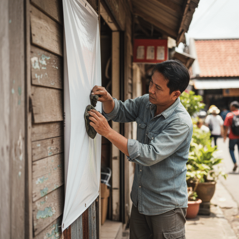 ติดป้ายไวนิลอย่างไรให้ทน? 5 ทริคยืดอายุการใช้งาน