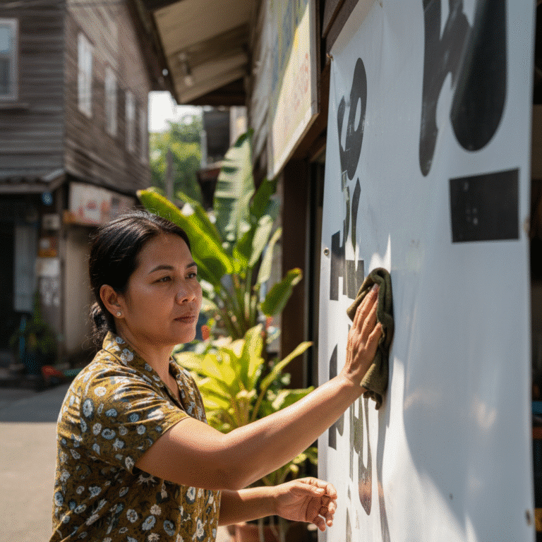 ป้ายไวนิลซีดเร็ว? 5 วิธีดูแลให้ทนแดดทนฝน