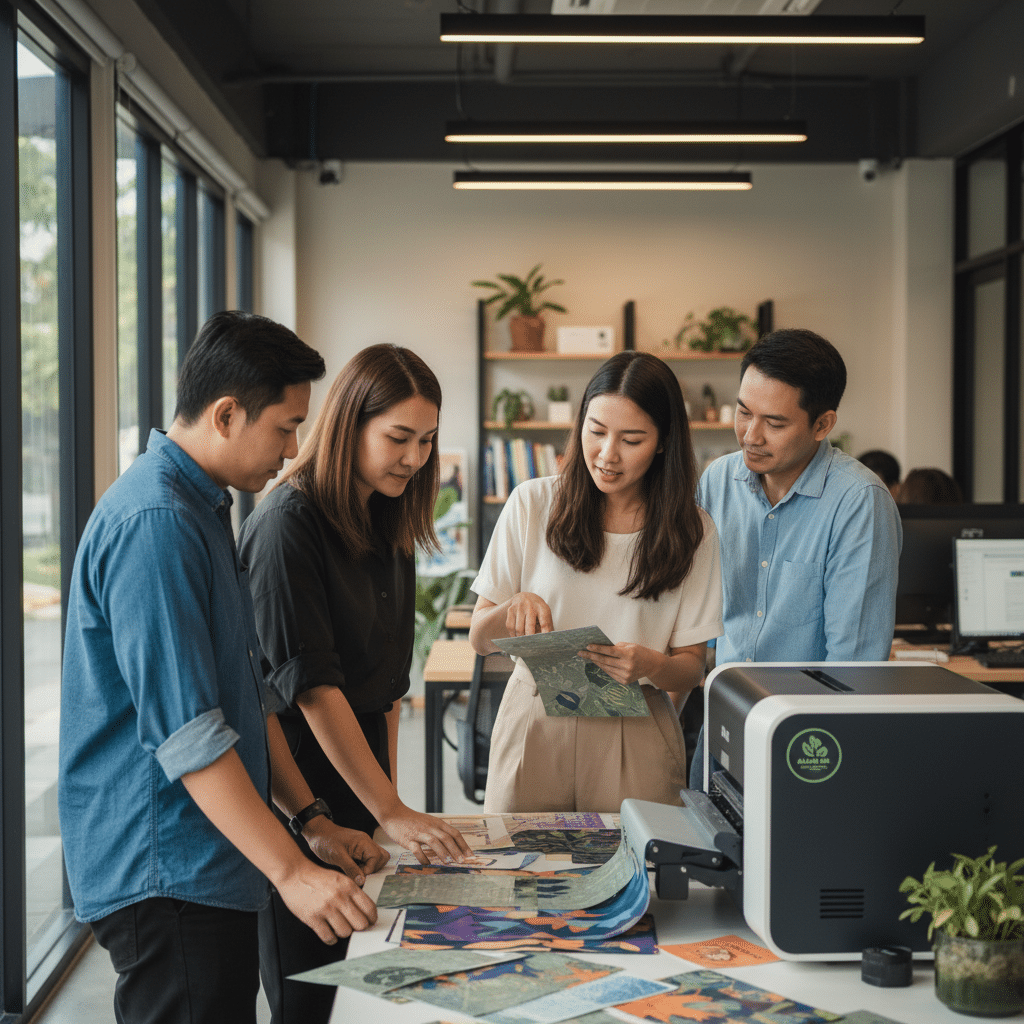 หมึกพิมพ์จากสาหร่าย: เทรนด์รักษ์โลกที่ SME ต้องจับตา - algae-ink-eco-printing-trend