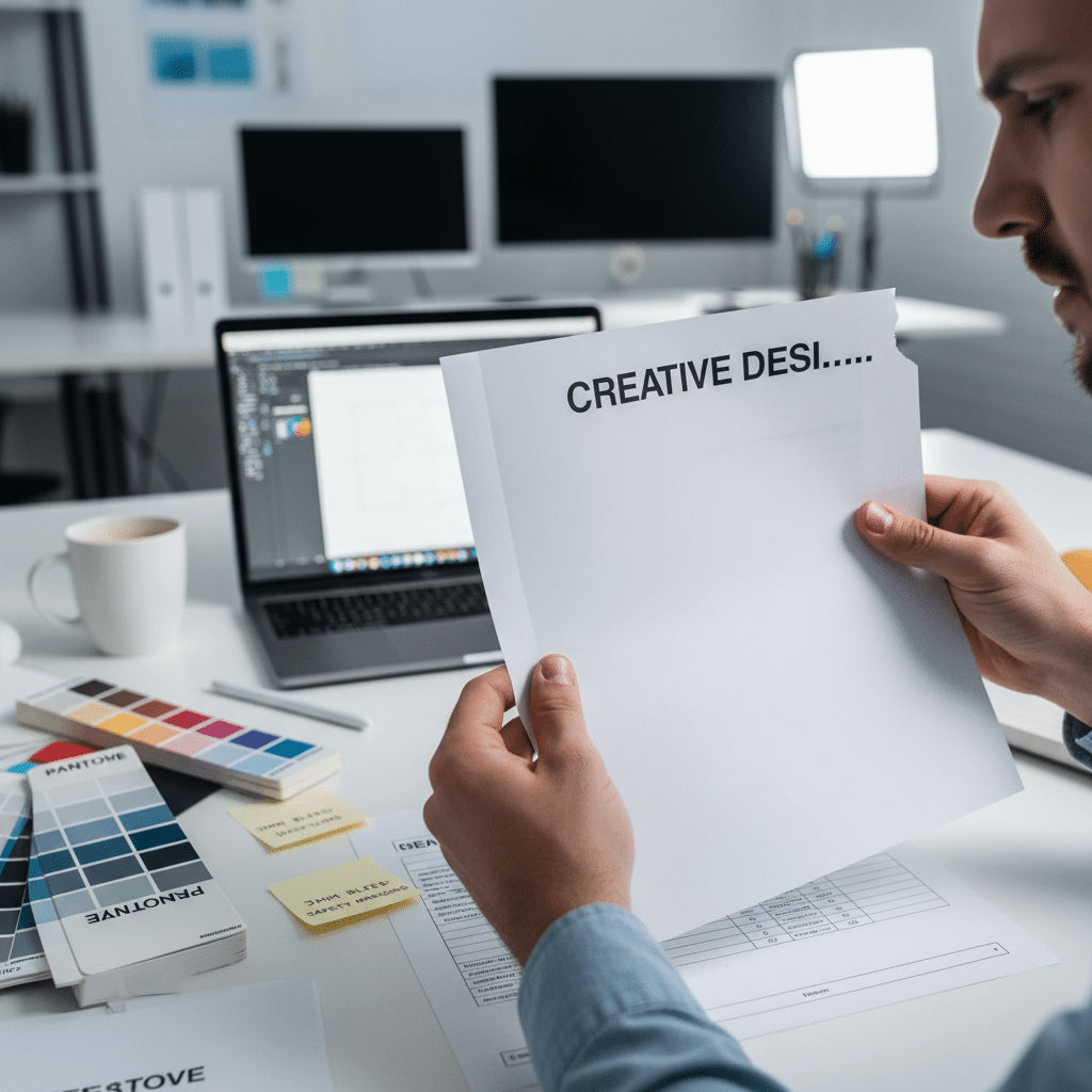 ขอบขาวโผล่! ข้อความขาด! แก้ด่วนด้วย 'Bleed & Margin' กฎเหล็ก 3 มม. ก่อนส่งพิมพ์ - bleed-margin-safe-zone-printing-guide