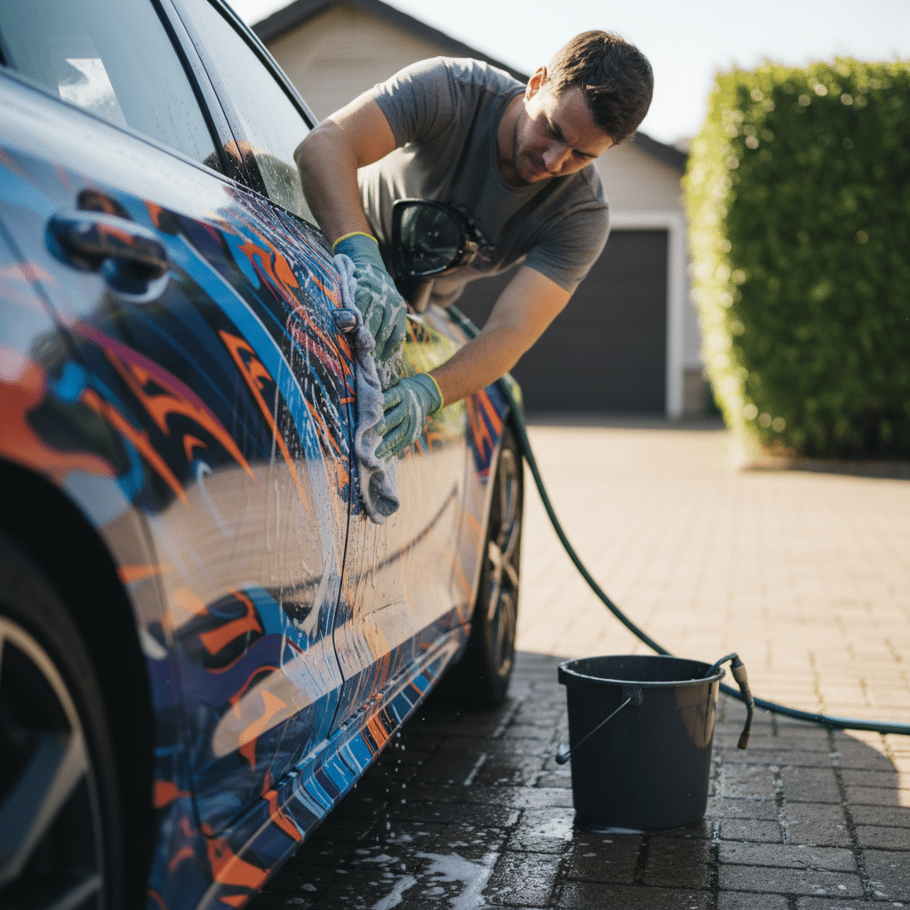 ติดสติ๊กเกอร์รถแล้วห้ามทำสิ่งนี้! 5 วิธีดูแล 'Car Wrap' ให้สีสด - car-wrap-sticker-maintenance-dos-and-donts