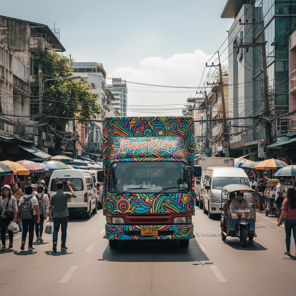 คุ้มกว่ายิงแอด? เปลี่ยนรถส่งของเป็น 'Mobile Billboard' วิ่งงานไปโปรโมทไป - car-wrap-sticker-mobile-billboard-marketing