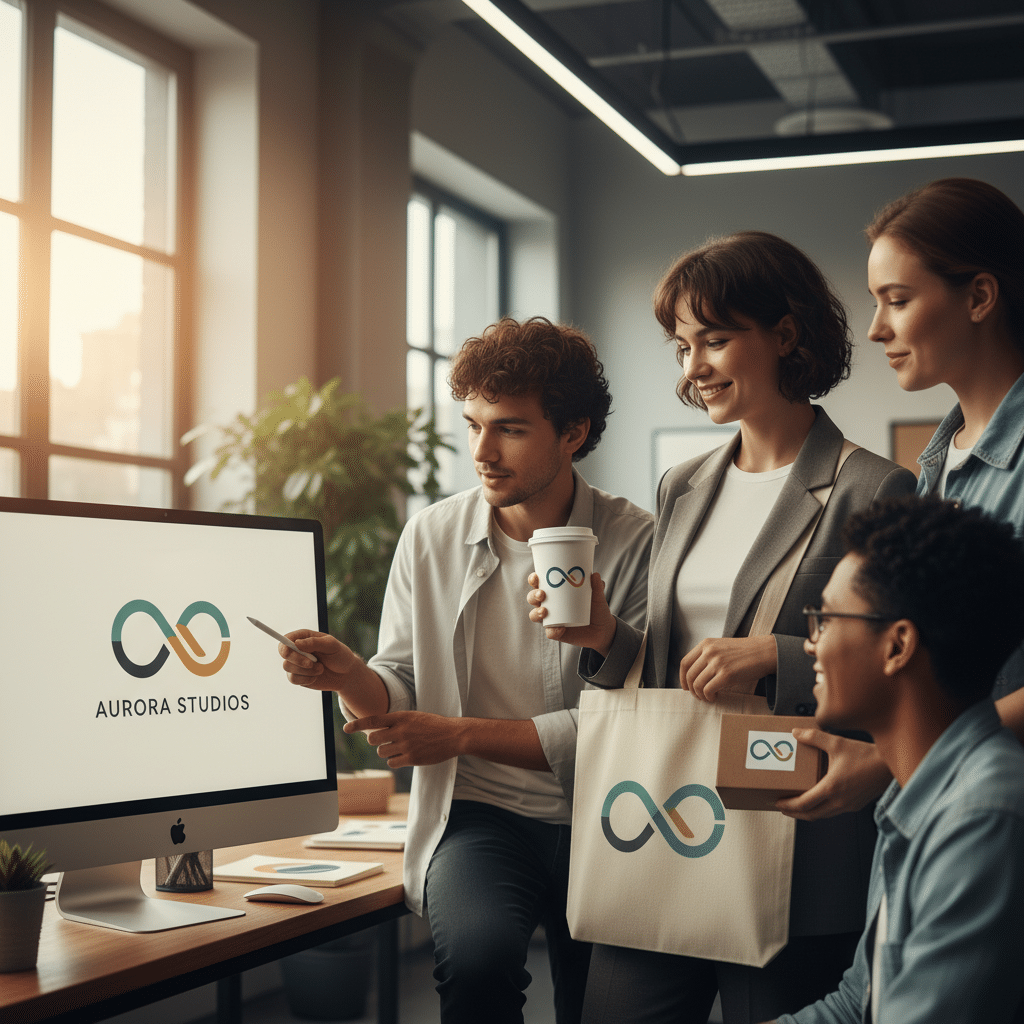 โลโก้ 3D เอาท์แล้ว? เจาะเทรนด์ 'Flat Design 2.0' ปี 2026 เรียบแต่โก้ พิมพ์ง่าย ประหยัดงบ - flat-design-2-0-logo-trend-2026