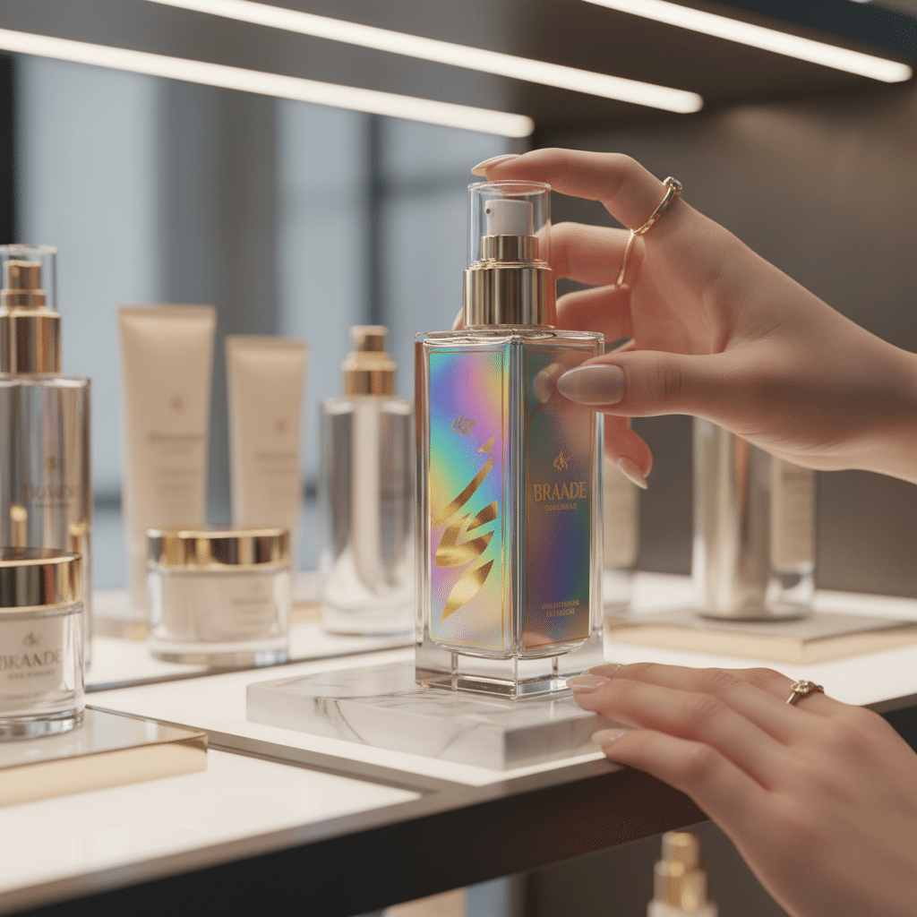 เปลี่ยนสินค้าหลักร้อยให้ดูแพง! ด้วย 'สติ๊กเกอร์โฮโลแกรม' เล่นแสง - hologram-sticker-premium-branding-technique