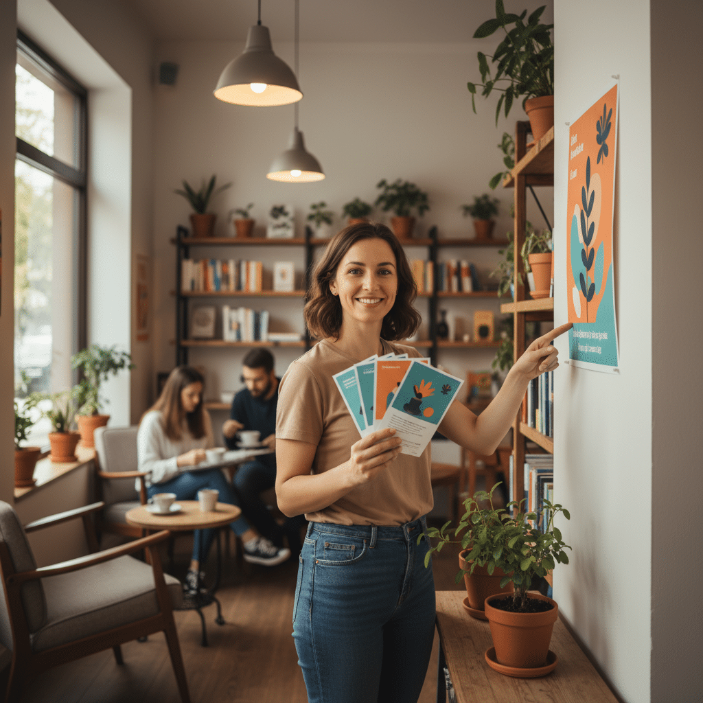 ใบปลิว vs โปสเตอร์: สื่อพิมพ์ไหนเหมาะกับร้านค้า SME ของคุณ? - leaflet-vs-poster-sme-marketing