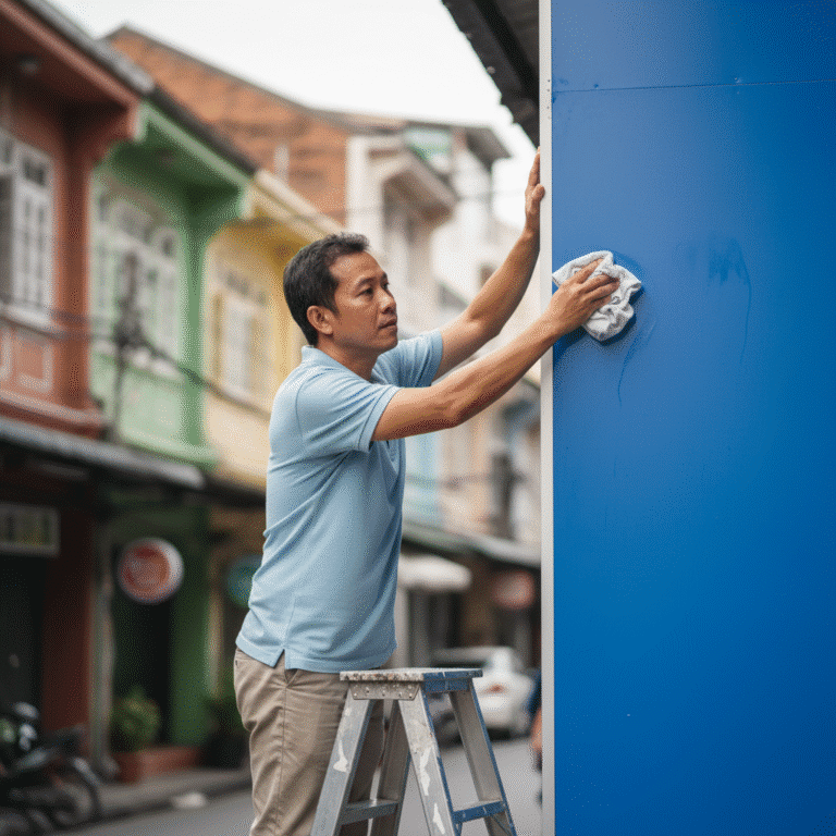 ป้ายซีดไวทำไงดี? 5 วิธีดูแล “ป้ายไวนิล-สติ๊กเกอร์” ให้อยู่นาน