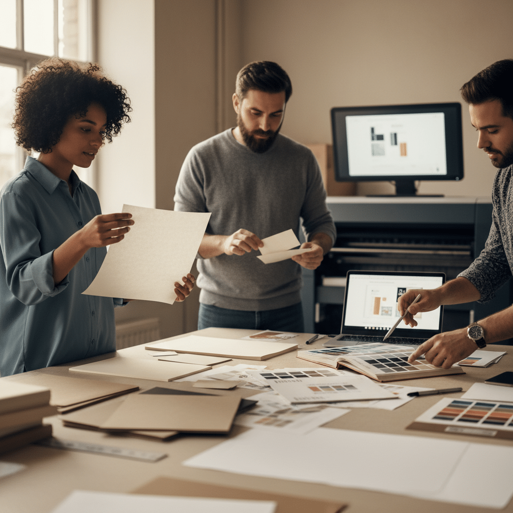 หนาไปก็พับแตก! บางไปก็ดูถูก? วิธีเลือก 'แกรมกระดาษ' ให้เป๊ะปังทุกงานพิมพ์ - paper-gram-weight-selection-guide