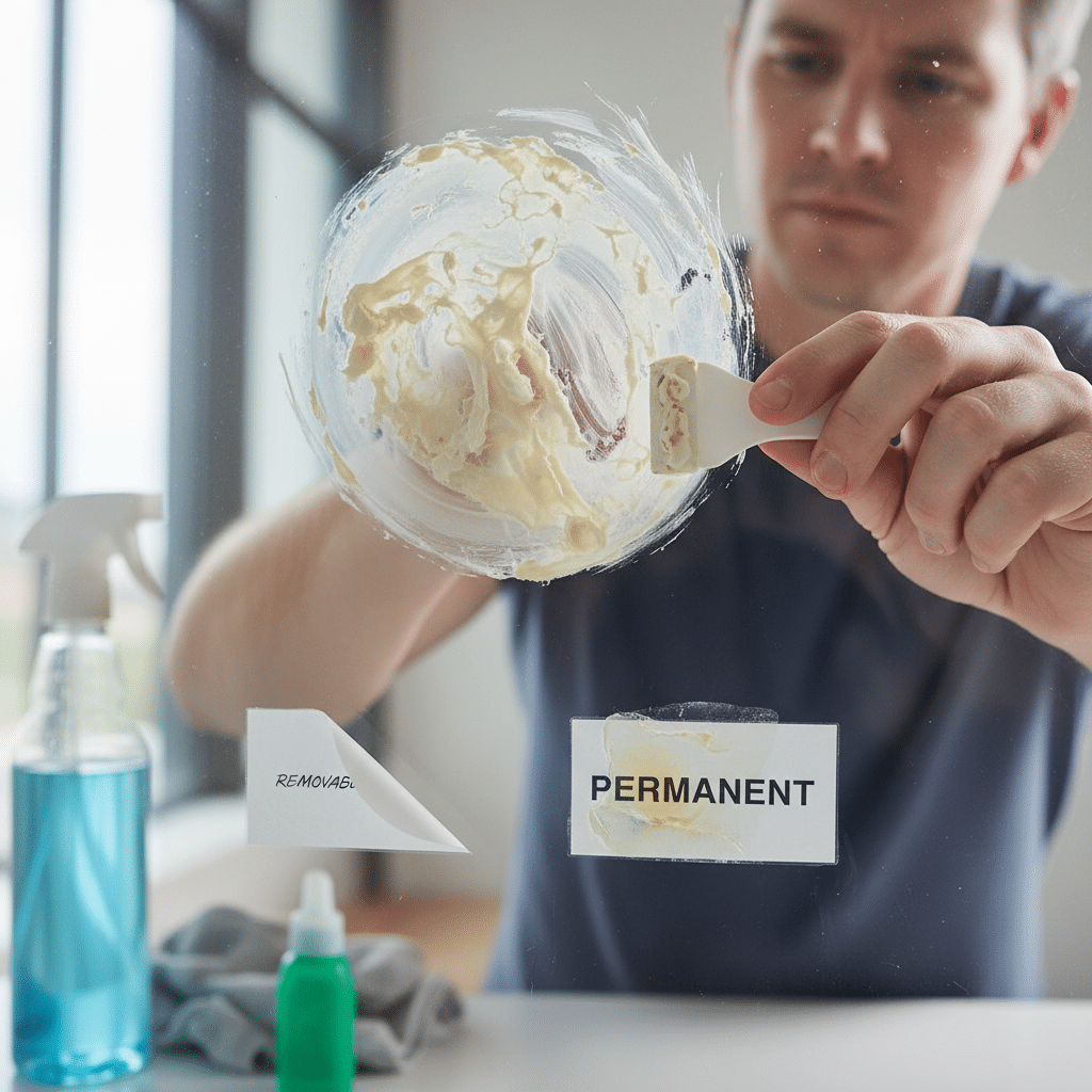 ลอกแล้วคราบกาวเยิ้ม! เลือก 'กาวสติ๊กเกอร์' ให้ถูกงาน ระหว่าง Permanent vs Removable - permanent-vs-removable-sticker-adhesive-guide