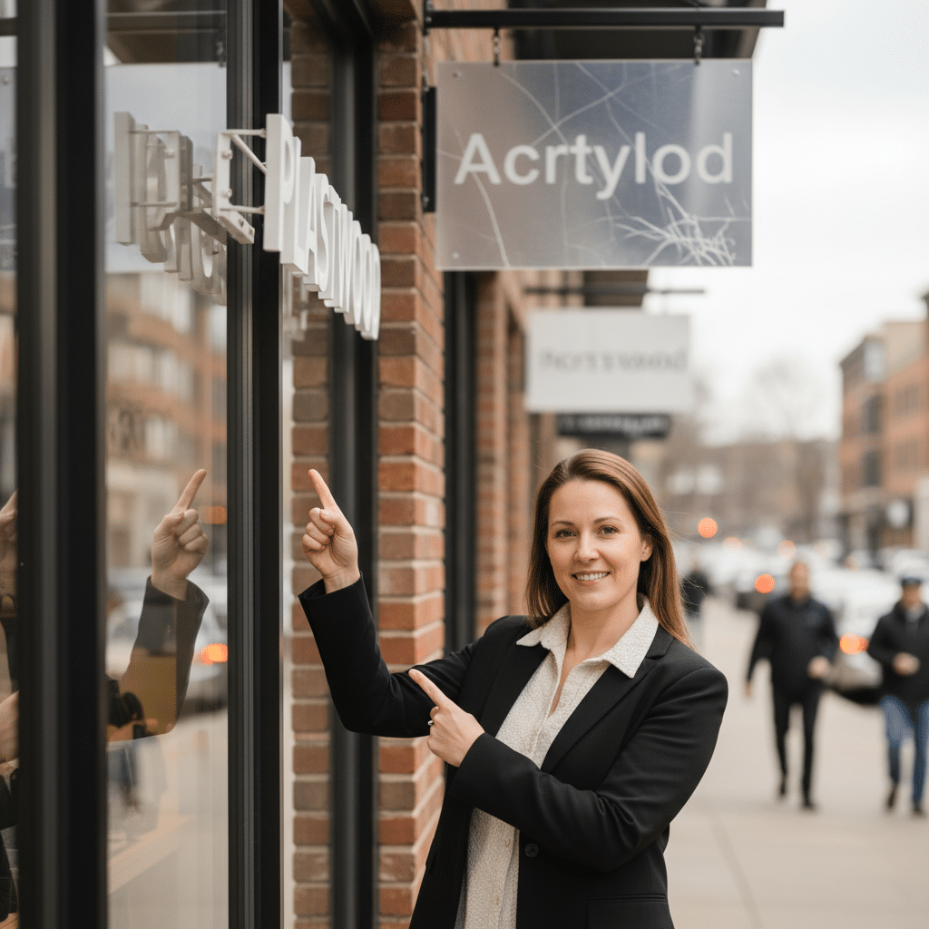 ป้ายร้านพังง่ายเพราะเลือกผิด! เทียบชัดๆ 'พลาสวูด vs อะคริลิค' แบบไหนทนแดดคุ้มเงิน? - plastwood-vs-acrylic-signage-comparison-durability