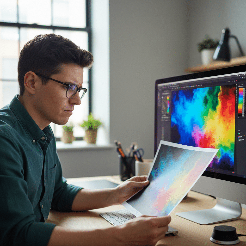 ทำไมสีเพี้ยน? ไขปริศนา 'RGB vs CMYK' ที่คนสั่งพิมพ์ต้องรู้ก่อนเสียเงินฟรี - rgb-vs-cmyk-printing-color-difference-guide