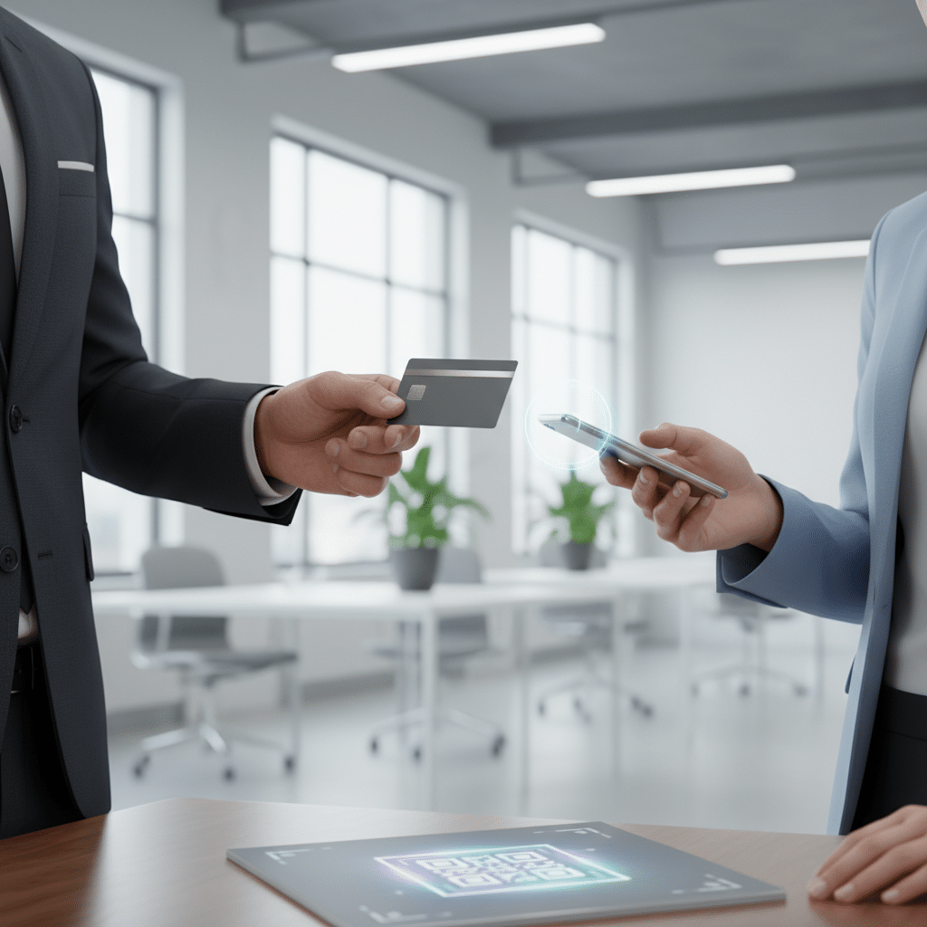 นามบัตรธรรมดาโลกไม่จำ! รู้จัก 'Smart Print' ฝังชิป NFC แตะมือถือปุ๊บ ข้อมูลเด้งปั๊บ - smart-print-nfc-business-card-technology