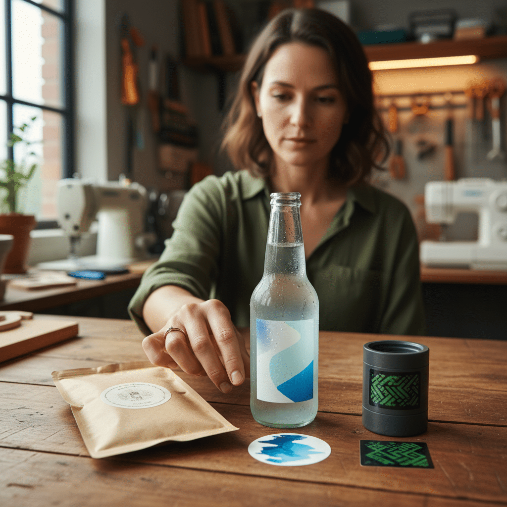 ฉลากหลุดง่าย? เทียบชัด 'กระดาษ vs PP vs PVC' เลือกยังไงให้กันน้ำ - sticker-material-comparison-paper-pp-pvc