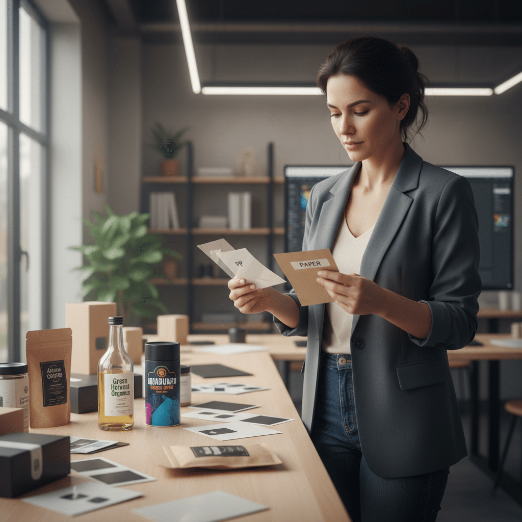 สติ๊กเกอร์ PP, PVC, กระดาษ: เลือกให้ถูก ขายดีขึ้น! - sticker-material-guide-pp-pvc-paper