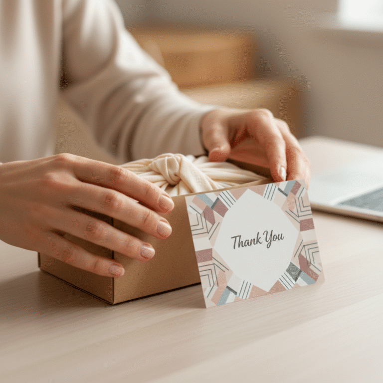 “Thank You Card” ใบเล็ก พลังใหญ่! เทคนิคสร้างความประทับใจ ให้ลูกค้าซื้อซ้ำไม่รู้จบ