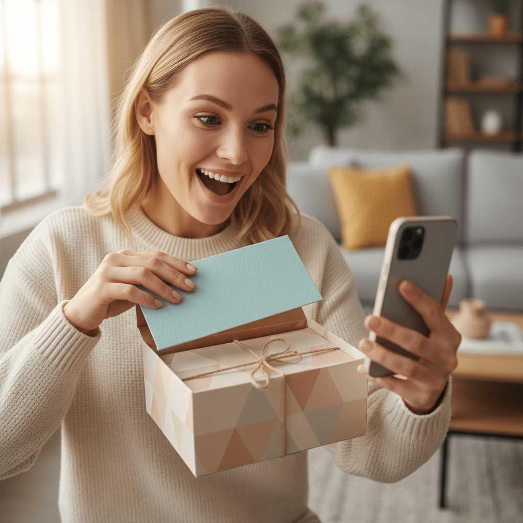 ออกแบบกล่องสินค้าให้ปัง! ลูกค้าถ่ายรูปอวดลงโซเชียล - unboxing-experience-packaging-design