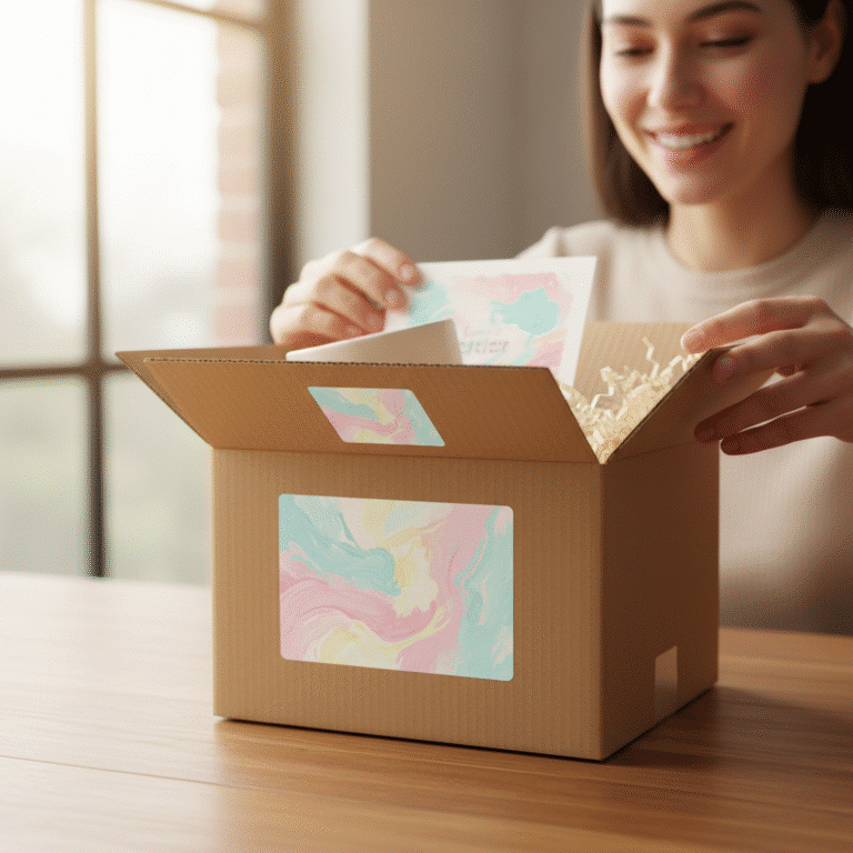 ยอดขายพุ่งเพราะ ‘ความประทับใจแรก’! เจาะกลยุทธ์ ‘Unboxing’ ด้วยสติ๊กเกอร์และการ์ดขอบคุณ ที่ร้านออนไลน์ต้องมี