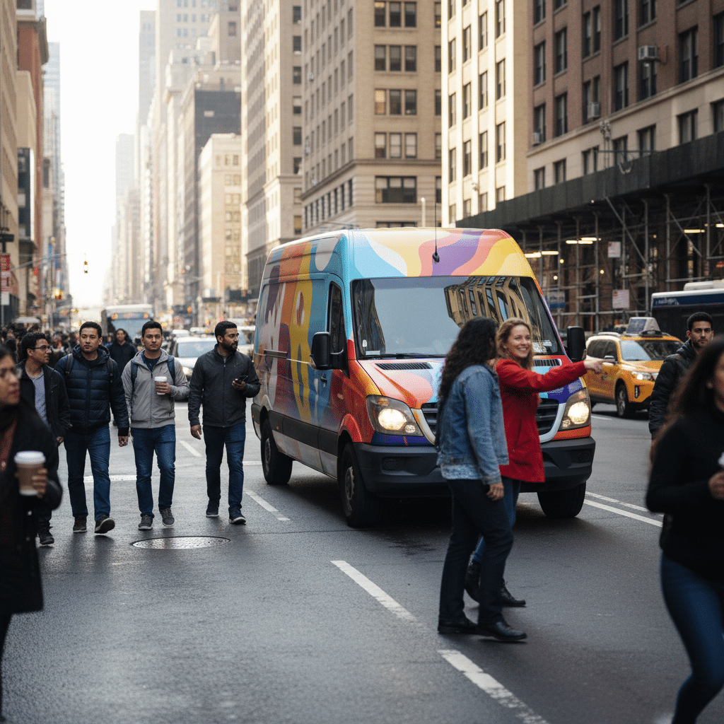 เปลี่ยนรถส่งของเป็น 'ป้ายโฆษณาเคลื่อนที่' คุ้มกว่ายิงแอดจริงไหม? - vehicle-wrap-advertising-vs-online-ads-roi