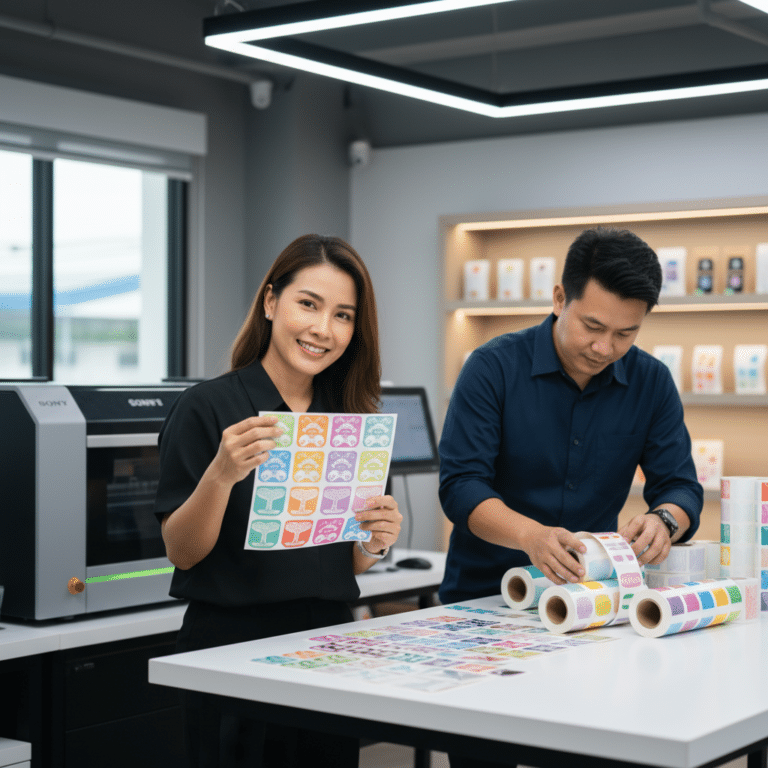 เทคโนโลยี Digital Print 2026 พิมพ์ฉลากสีสด ไร้ขั้นต่ำ