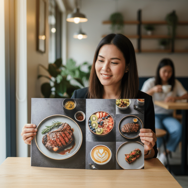 พิมพ์เมนูอาหาร 2026 ให้ภาพสวยยั่วความหิวด้วย Fuji Xerox