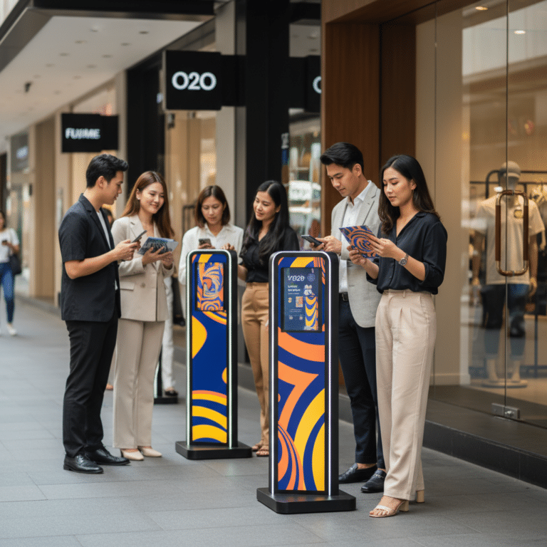 การตลาด O2O 2026: ดึงลูกค้าเข้าร้านด้วยป้ายและสิ่งพิมพ์