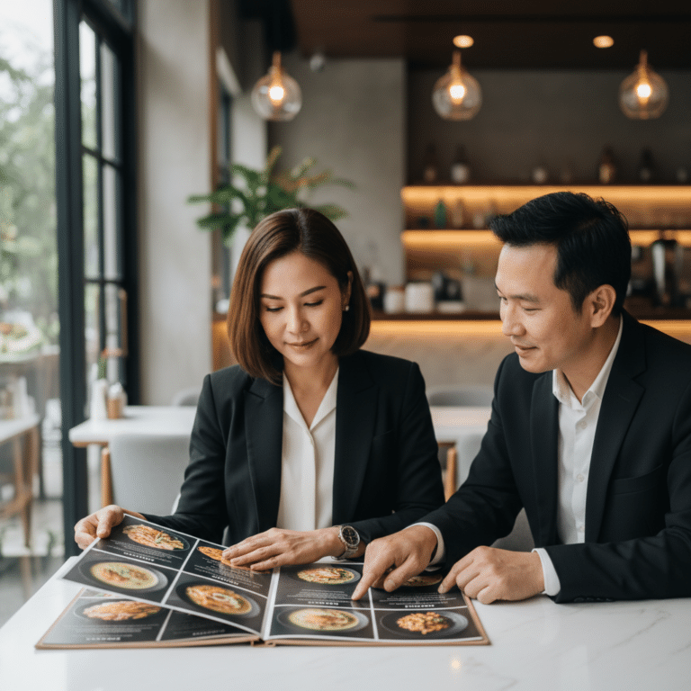ทริคออกแบบเมนูร้านอาหาร 2026 ดึงดูดลูกค้า เพิ่มยอดขาย SME