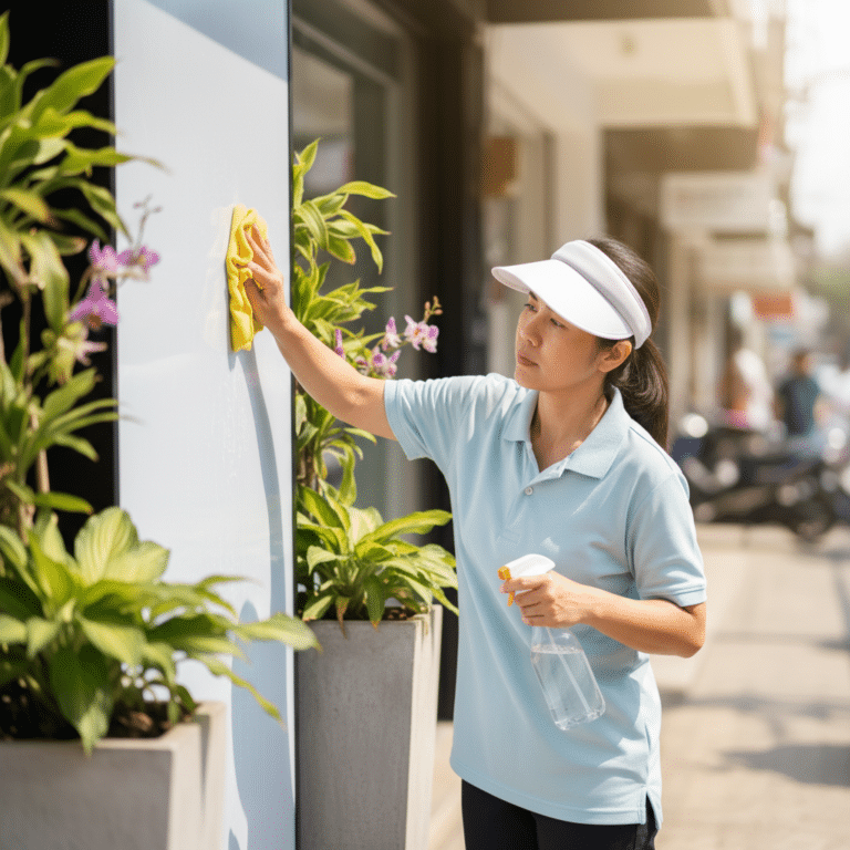ทริคดูแลป้ายหน้าร้านรับซัมเมอร์ 2026 สีสดทนแดด ไม่ซีดไว