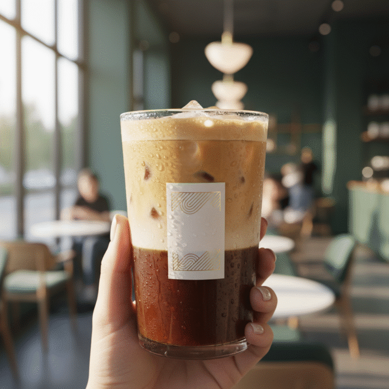 ติดแก้วกาแฟใช้ PP ขาวหรือใส? เลือกให้เครื่องดื่มดูแพงปี 2026