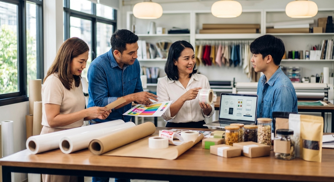 เลือกเนื้อสติ๊กเกอร์ฉลากสินค้าให้เป๊ะ! ยอดขายปังไม่มีสะดุด - choose-right-sticker-material